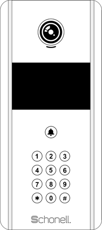 Interphone Design | 2D illustration | Visitor Panel | Smart Intercom