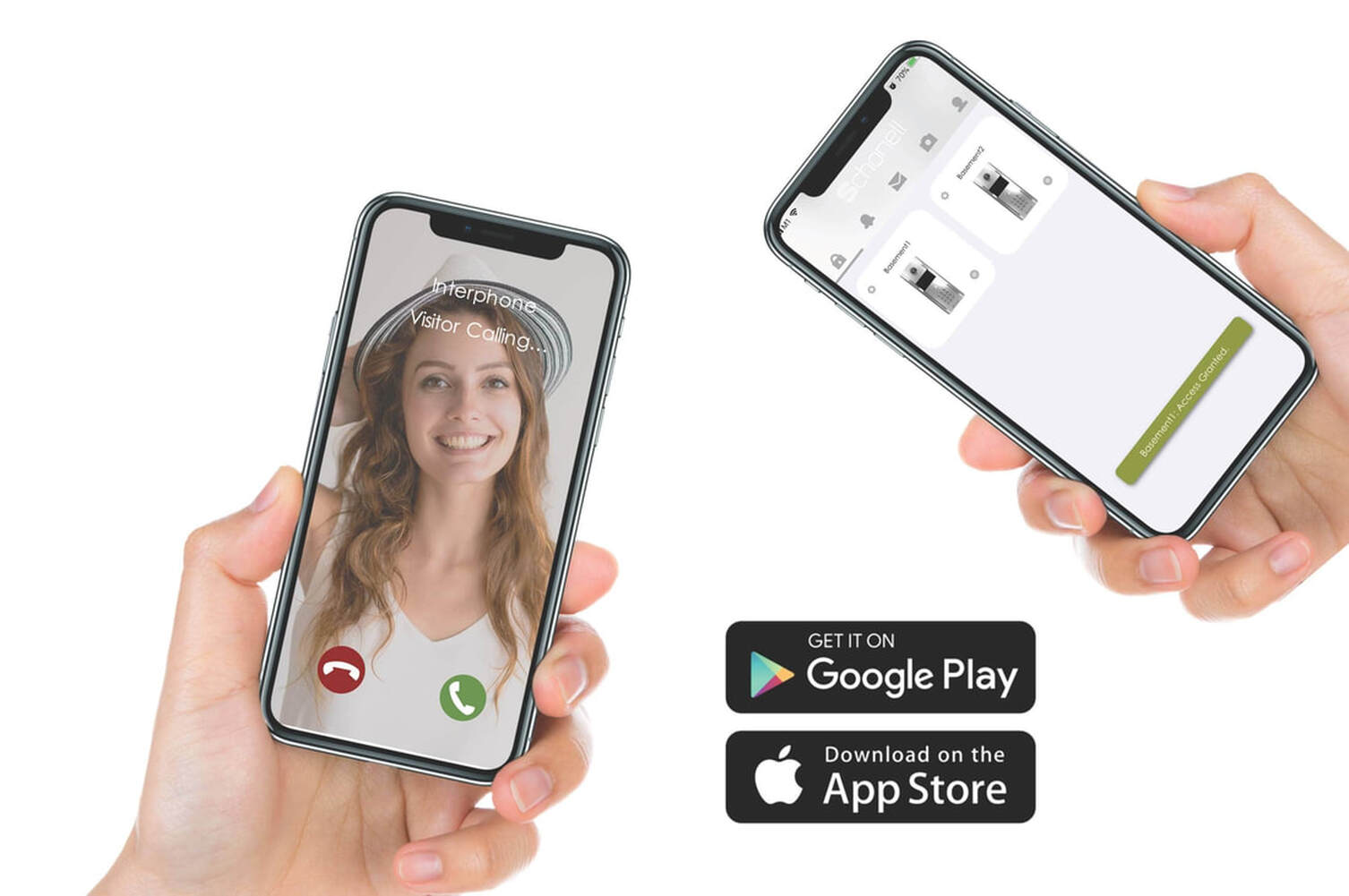 Schonell App for your smart Intercom Singapore | Screenshots | Push Notifications | HD video calls