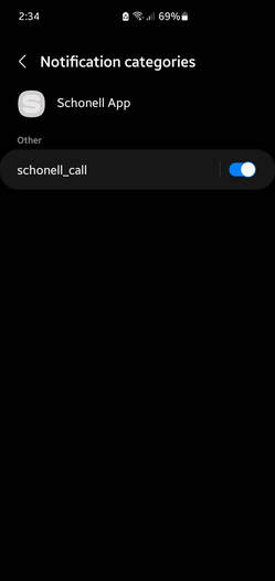 Samsung Notification Categories Schonell