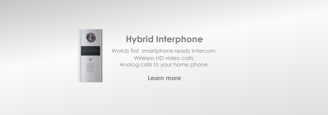 Interphone V2100: Video Intercom | Wireless Intercom | Intercom App | Video calls | Wireless access | Call forwarding